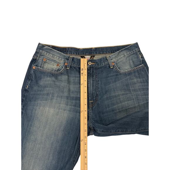 Vintage Lucky Brand Jeans Mens Size 38x30 Blue Bootcut 181 Distressed Preppy Y2K - Picture 9 of 11